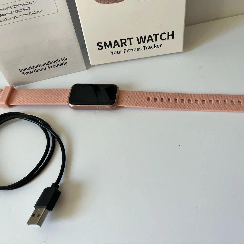 Smart Watch Fitness Tracker - Pink